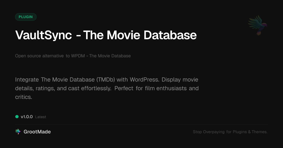 Preview of VaultSync - The Movie Database