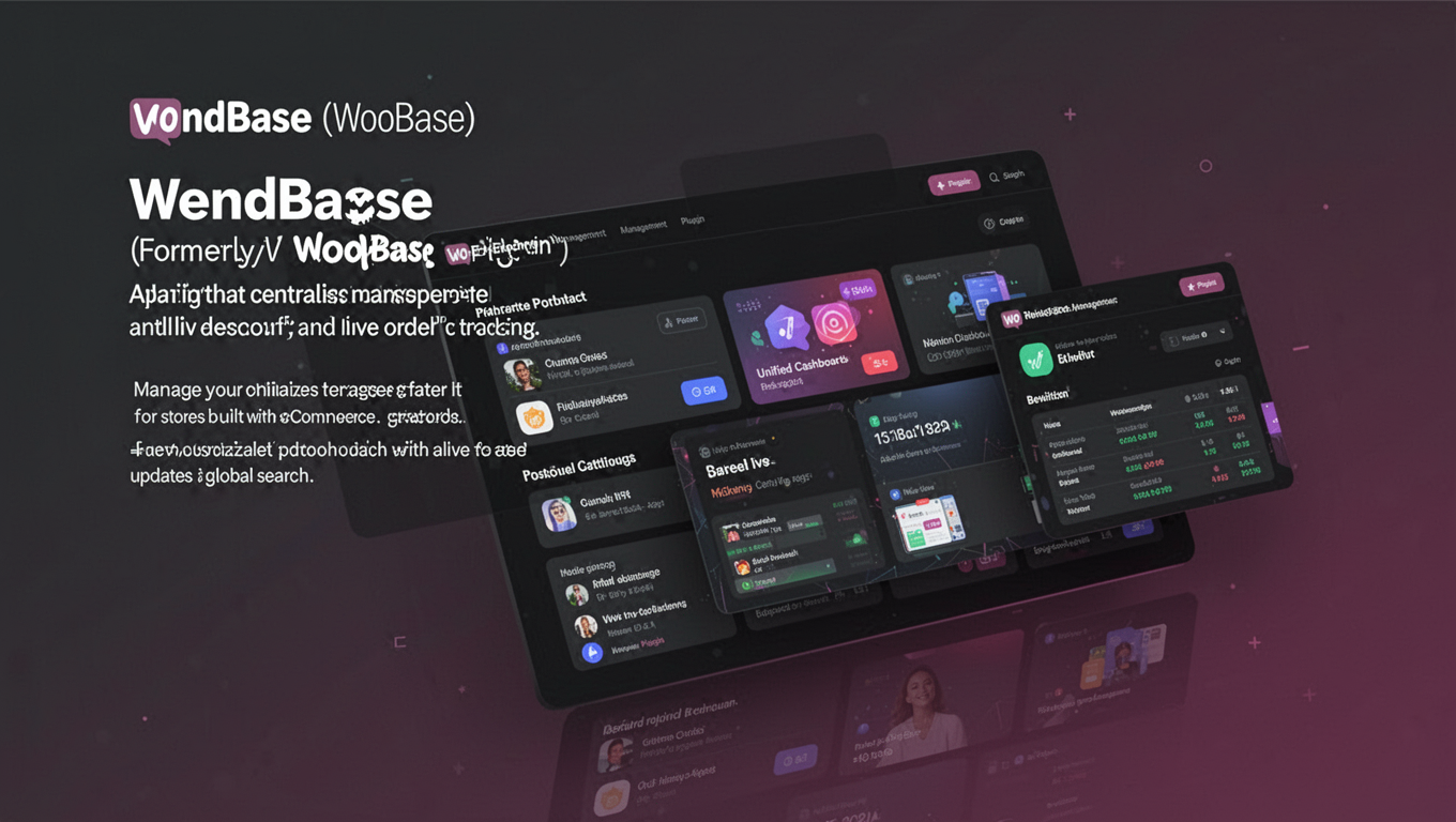 Preview of VendBase (Formerly WooBase)