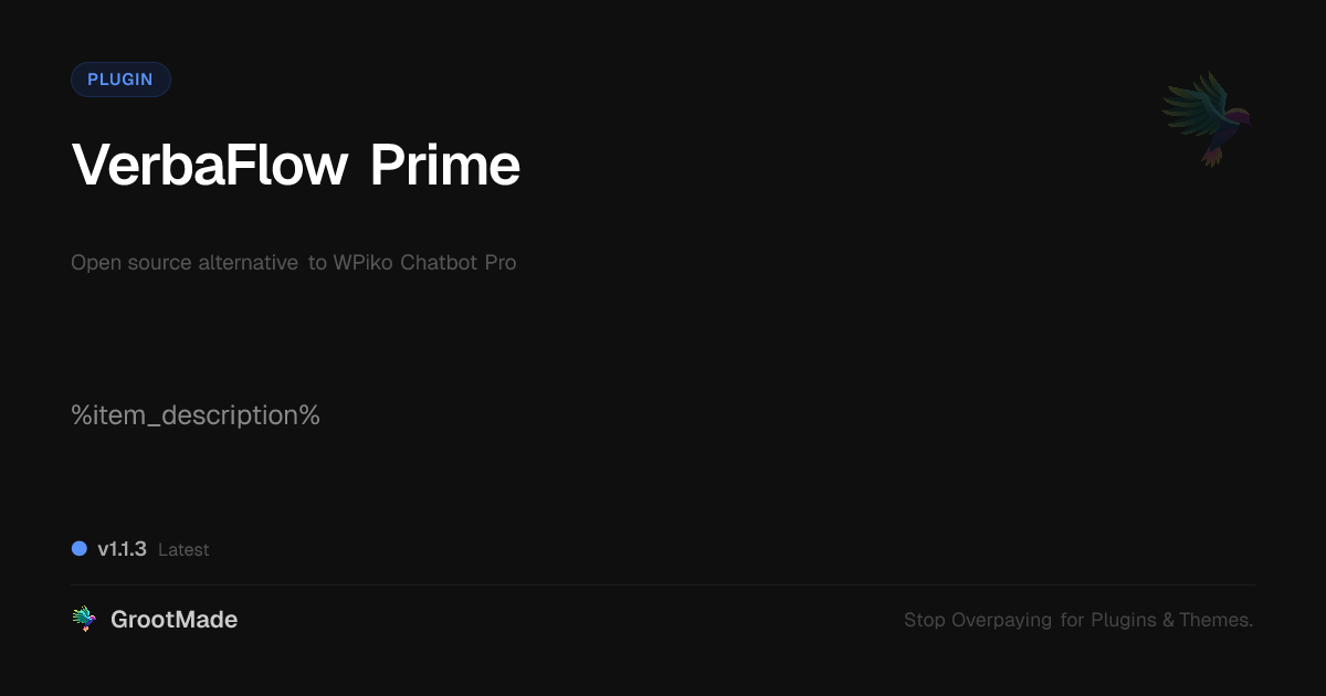 Preview of VerbaFlow Prime