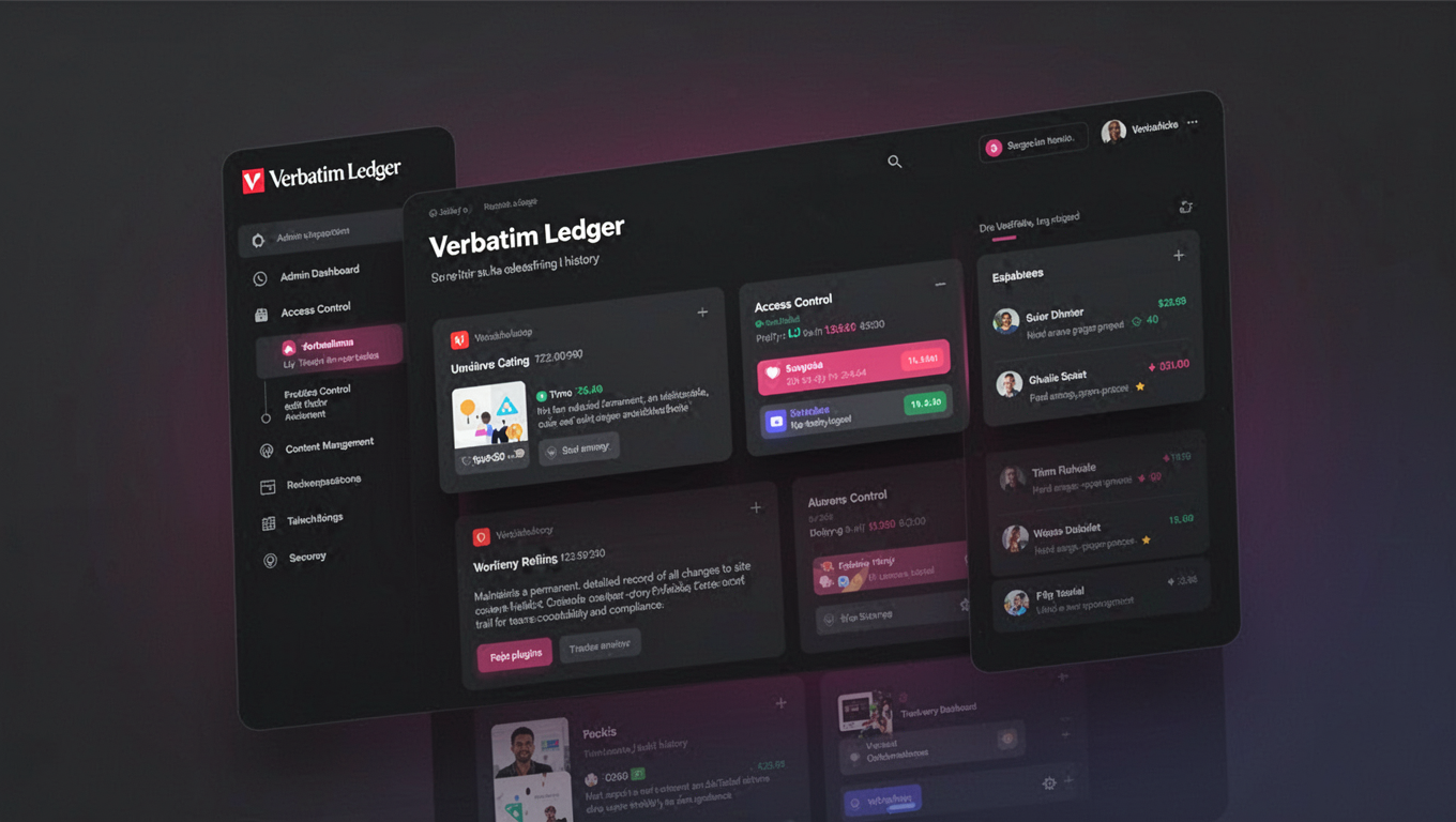 Preview of Verbatim Ledger