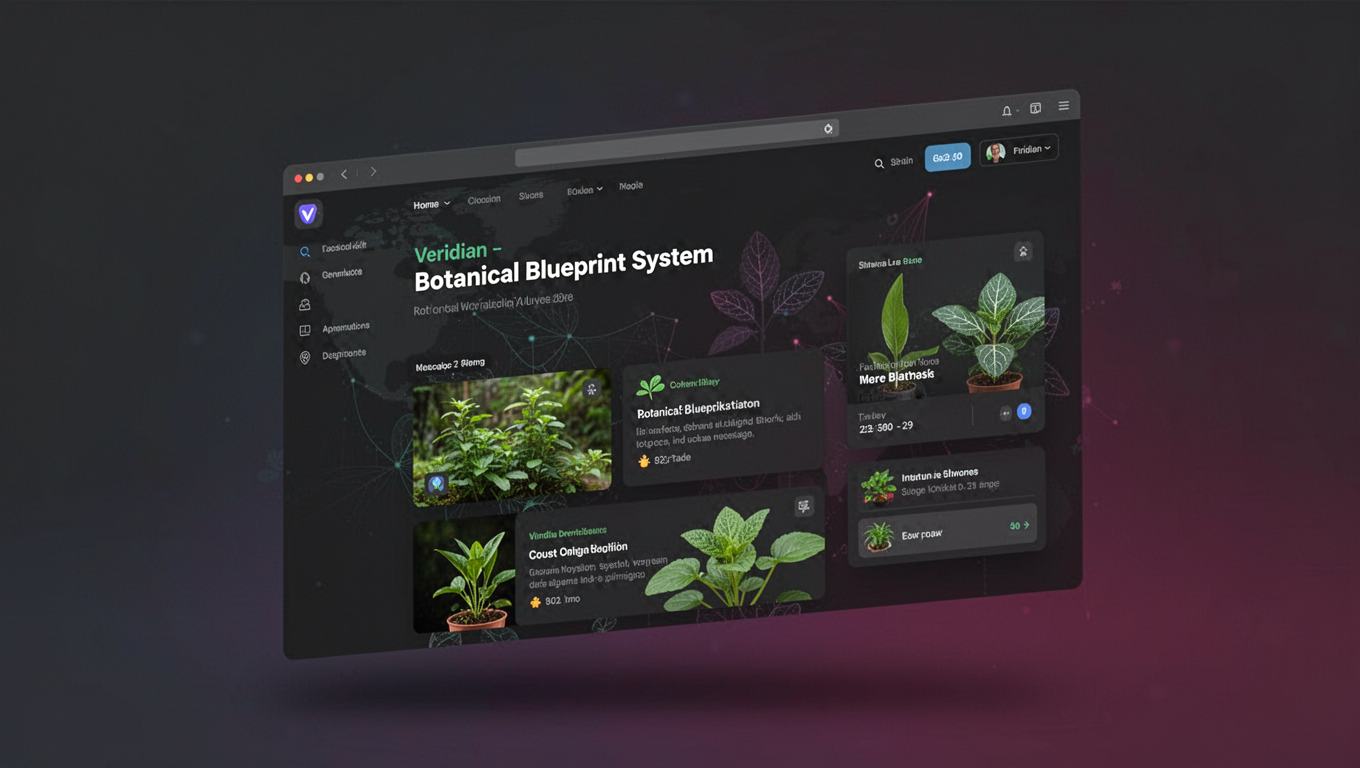 Preview of Veridian - Botanical Blueprint System