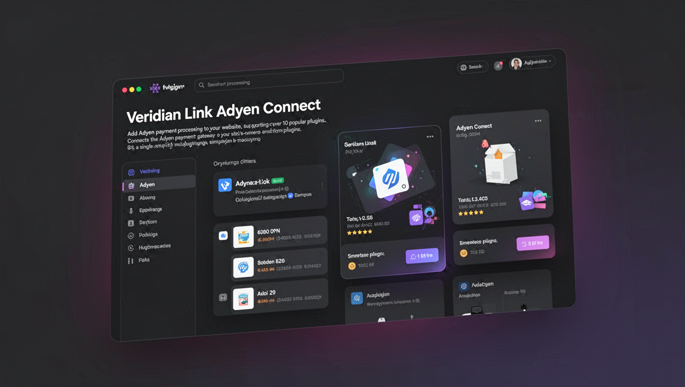 Preview of Veridian Link Adyen Connect