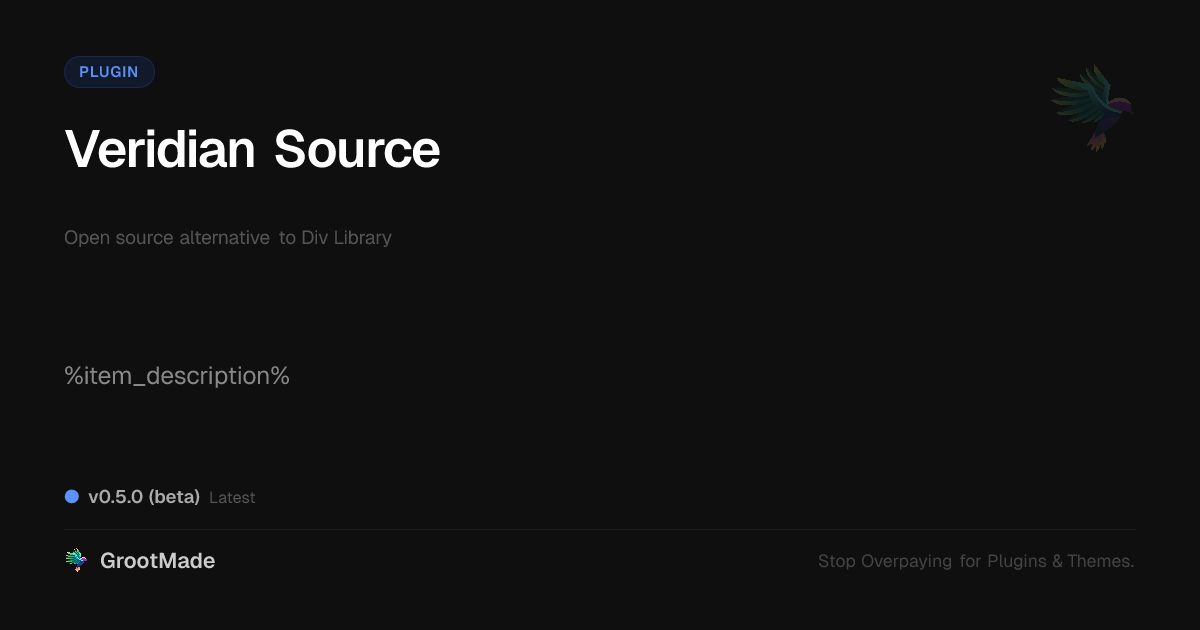 Preview of Veridian Source