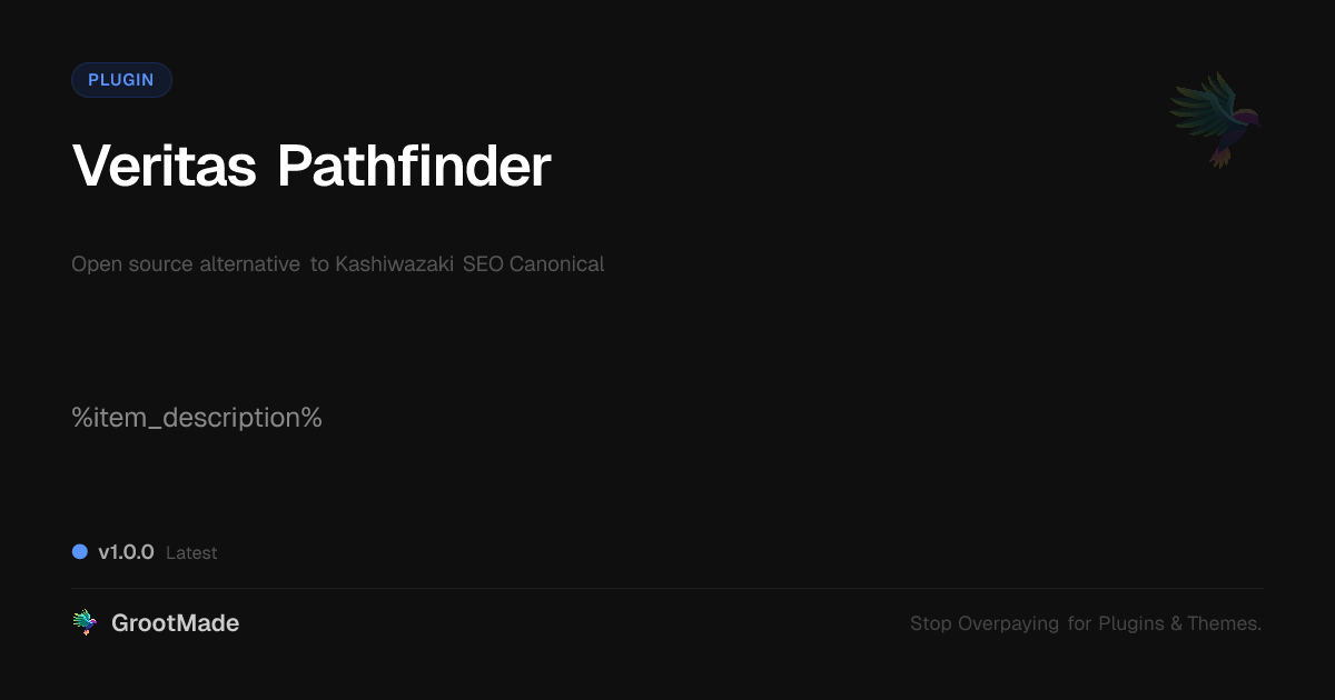 Preview of Veritas Pathfinder