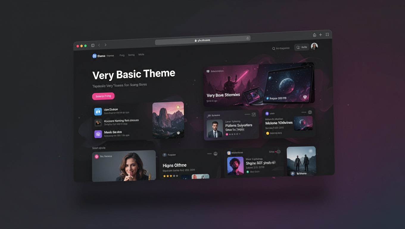 Preview of Very Basic Theme