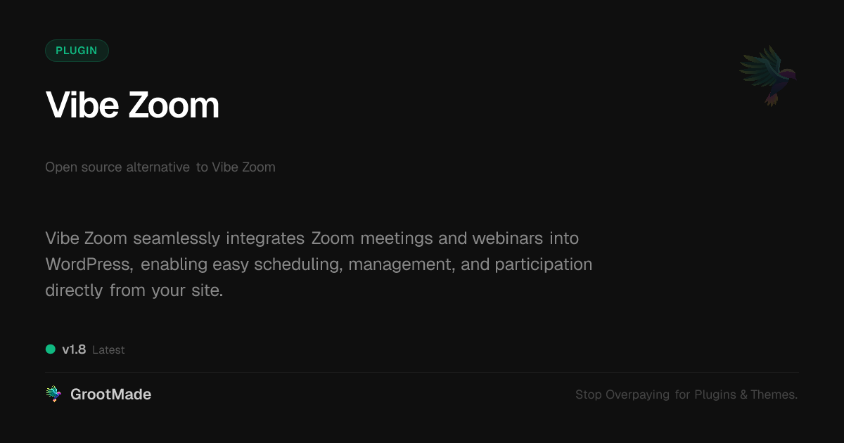 Preview of Vibe Zoom