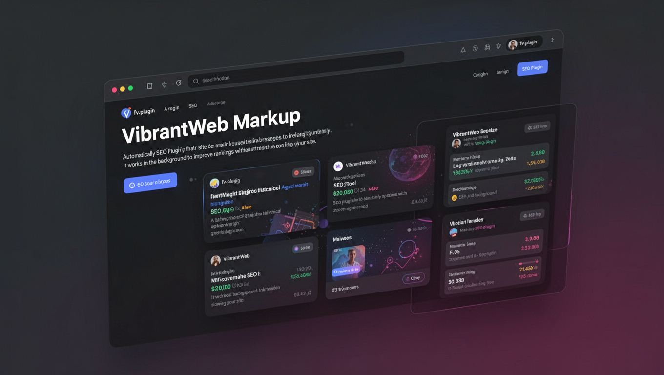 Preview of VibrantWeb Markup