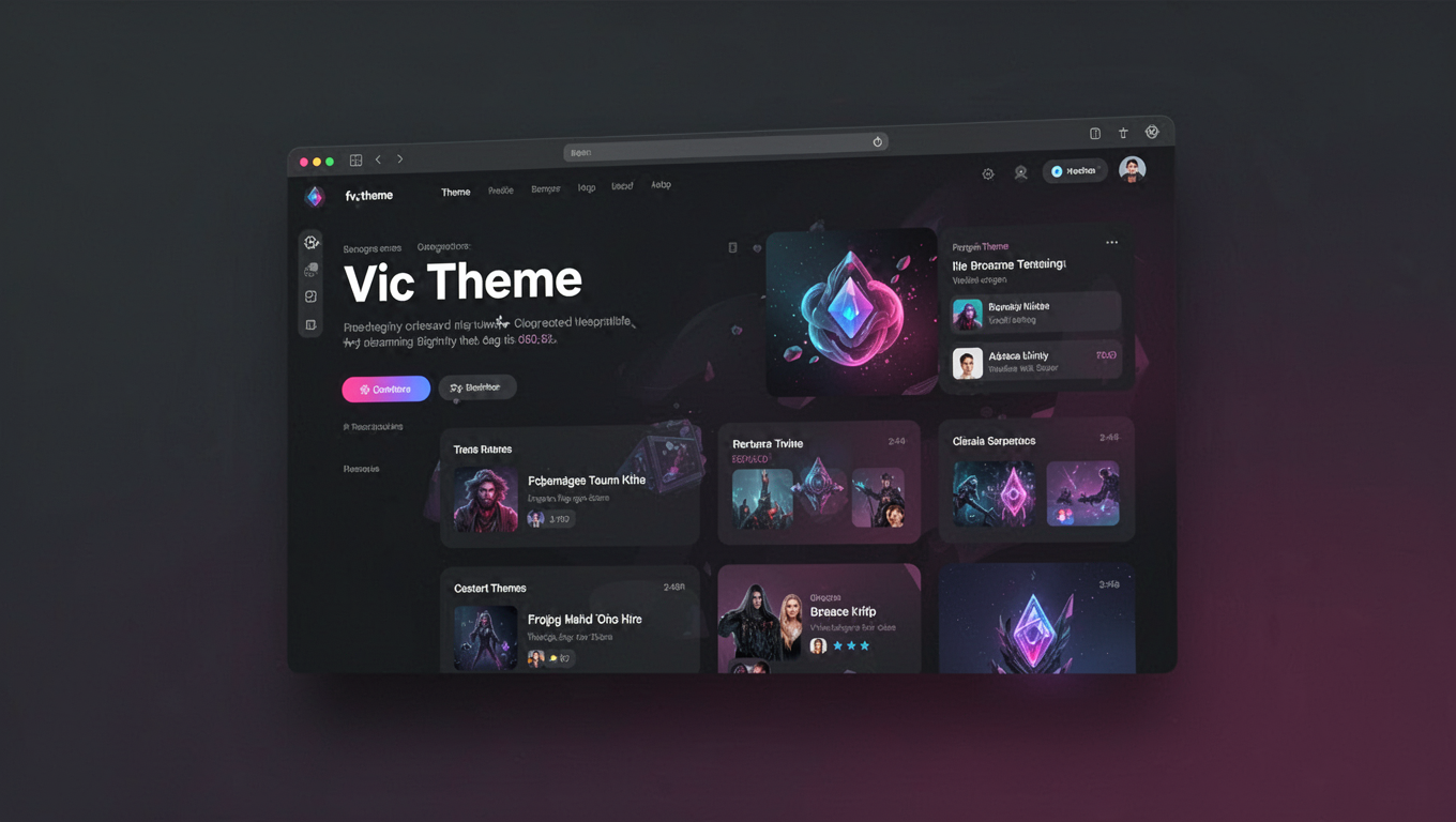 Preview of Vic Theme