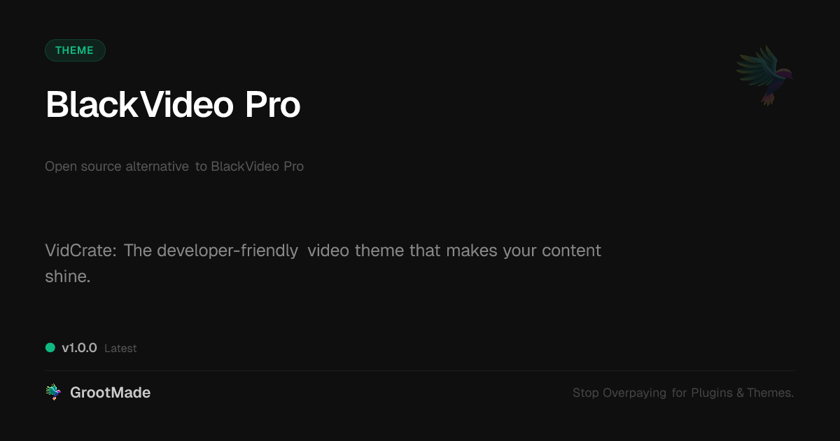 Preview of BlackVideo Pro