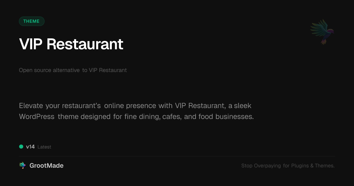 Preview of VIP Restaurant