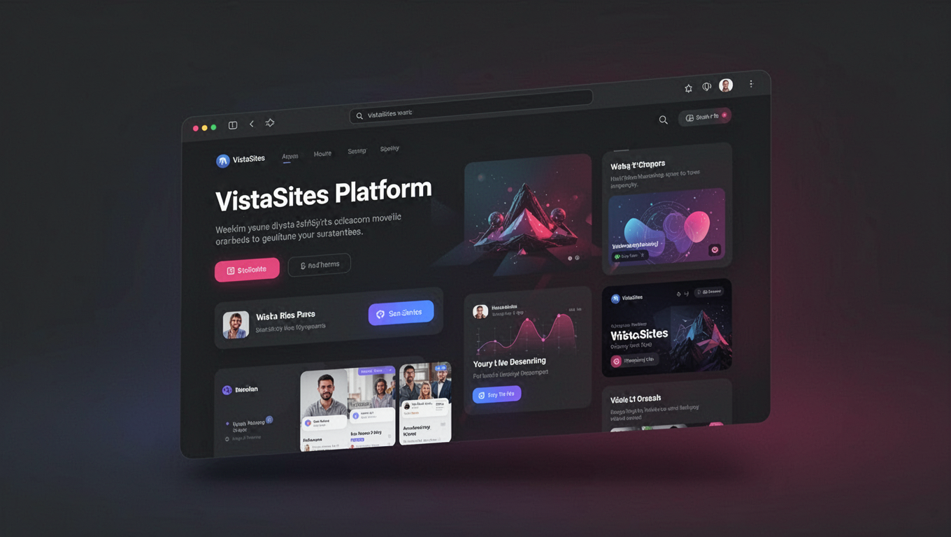 Preview of VistaSites Platform