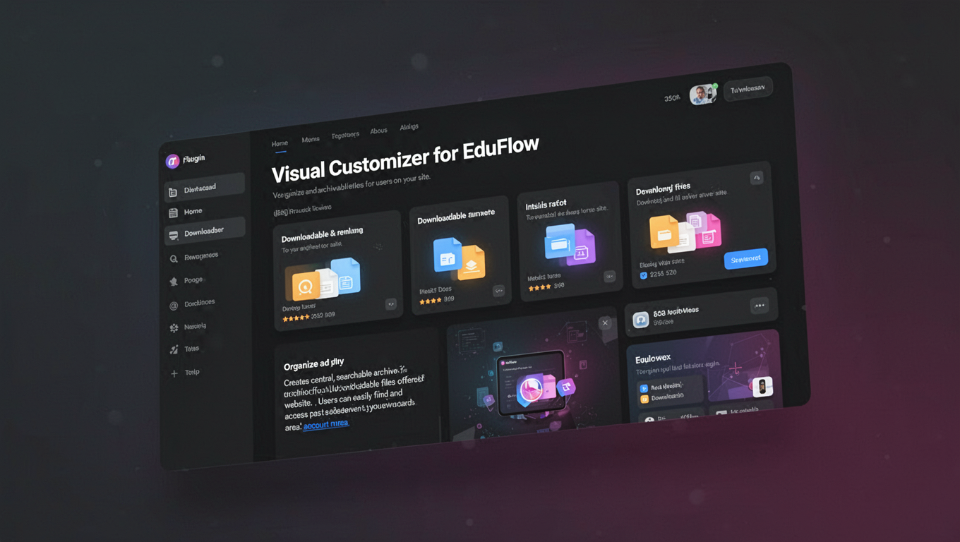 Preview of Visual Customizer for EduFlow