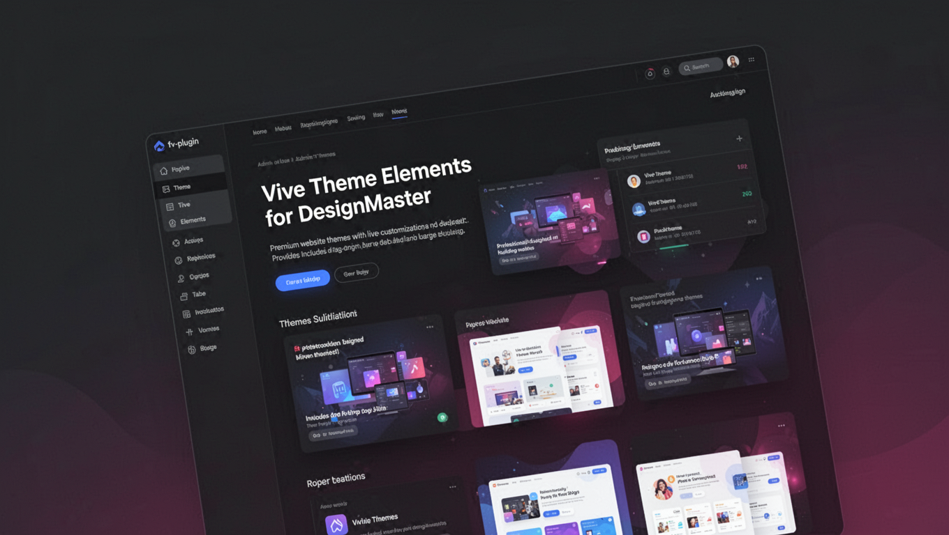 Preview of Vive Theme Elements for DesignMaster