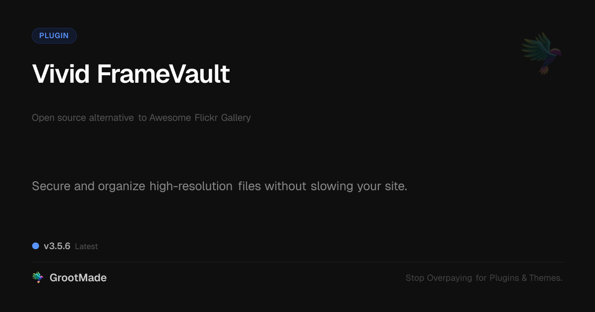 Preview of Vivid FrameVault