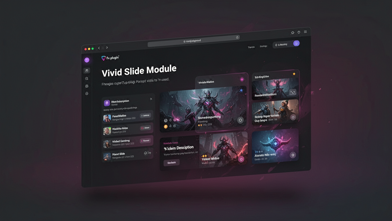 Preview of Vivid Slide Module