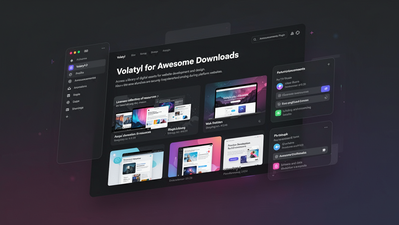 Preview of Volatyl for Awesome Downloads