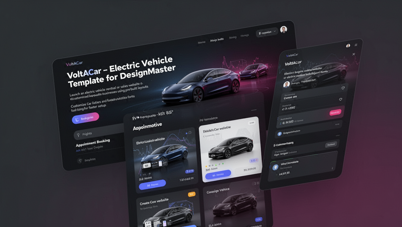 Preview of VoltACar - Electric Vehicle Template for DesignMaster