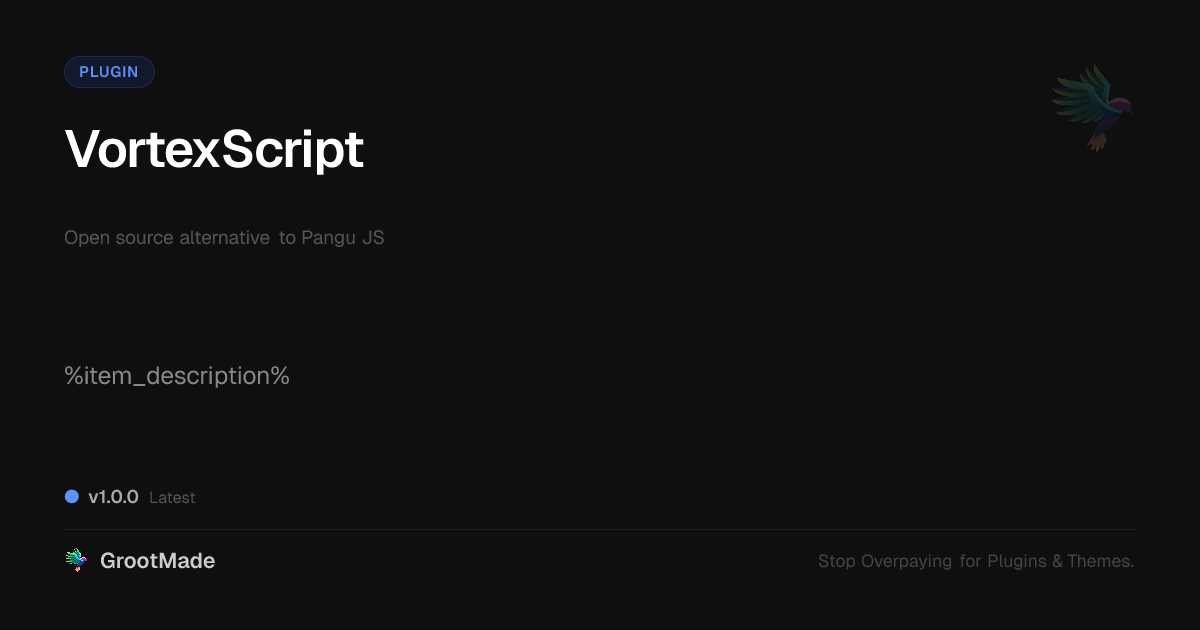 Preview of VortexScript