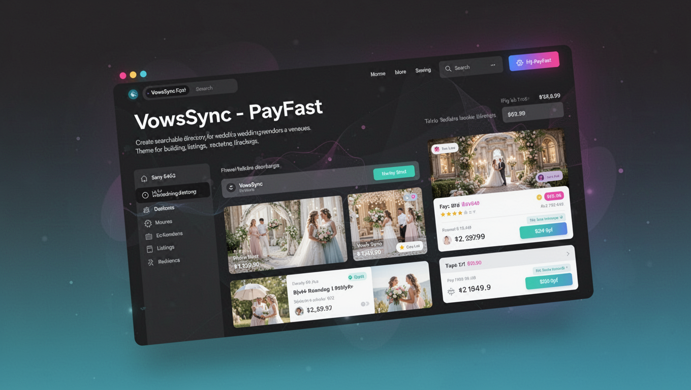 Preview of VowsSync - PayFast