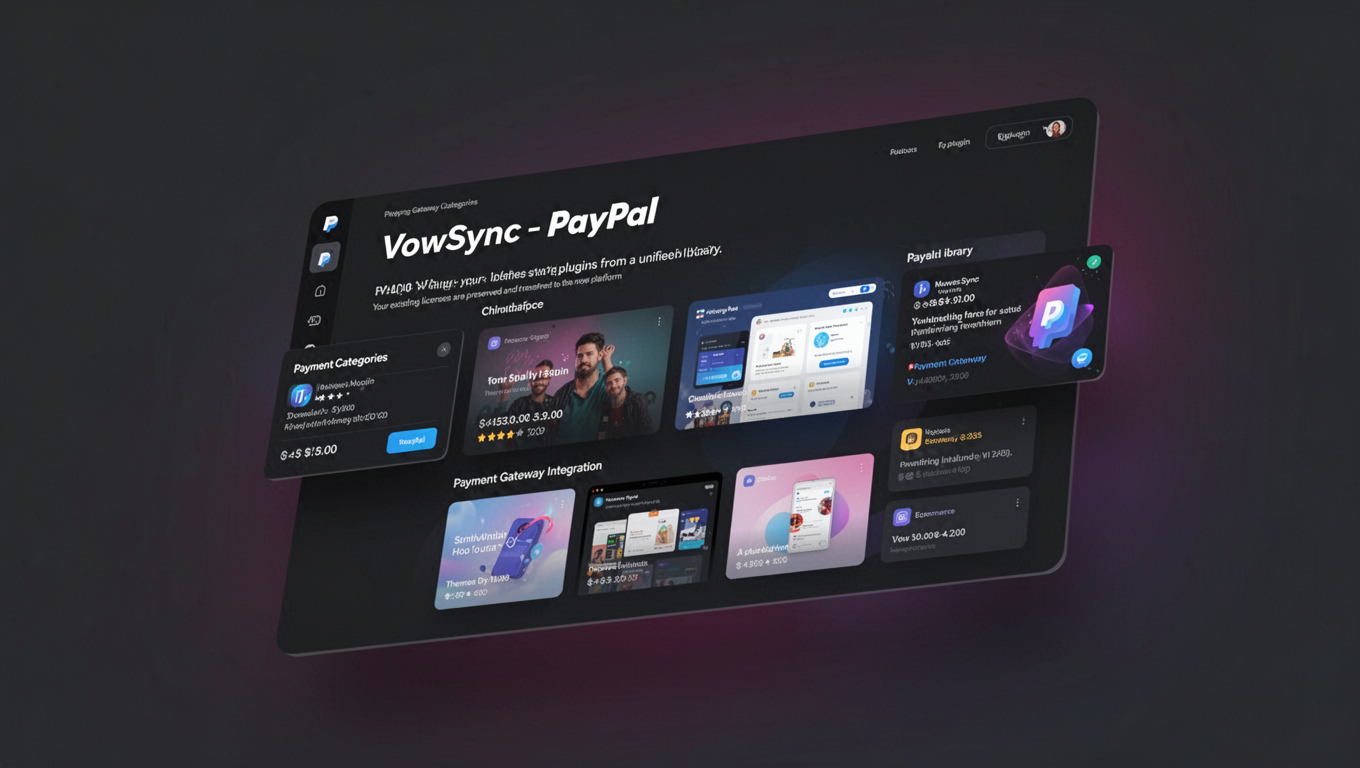 Preview of VowsSync - Paypal
