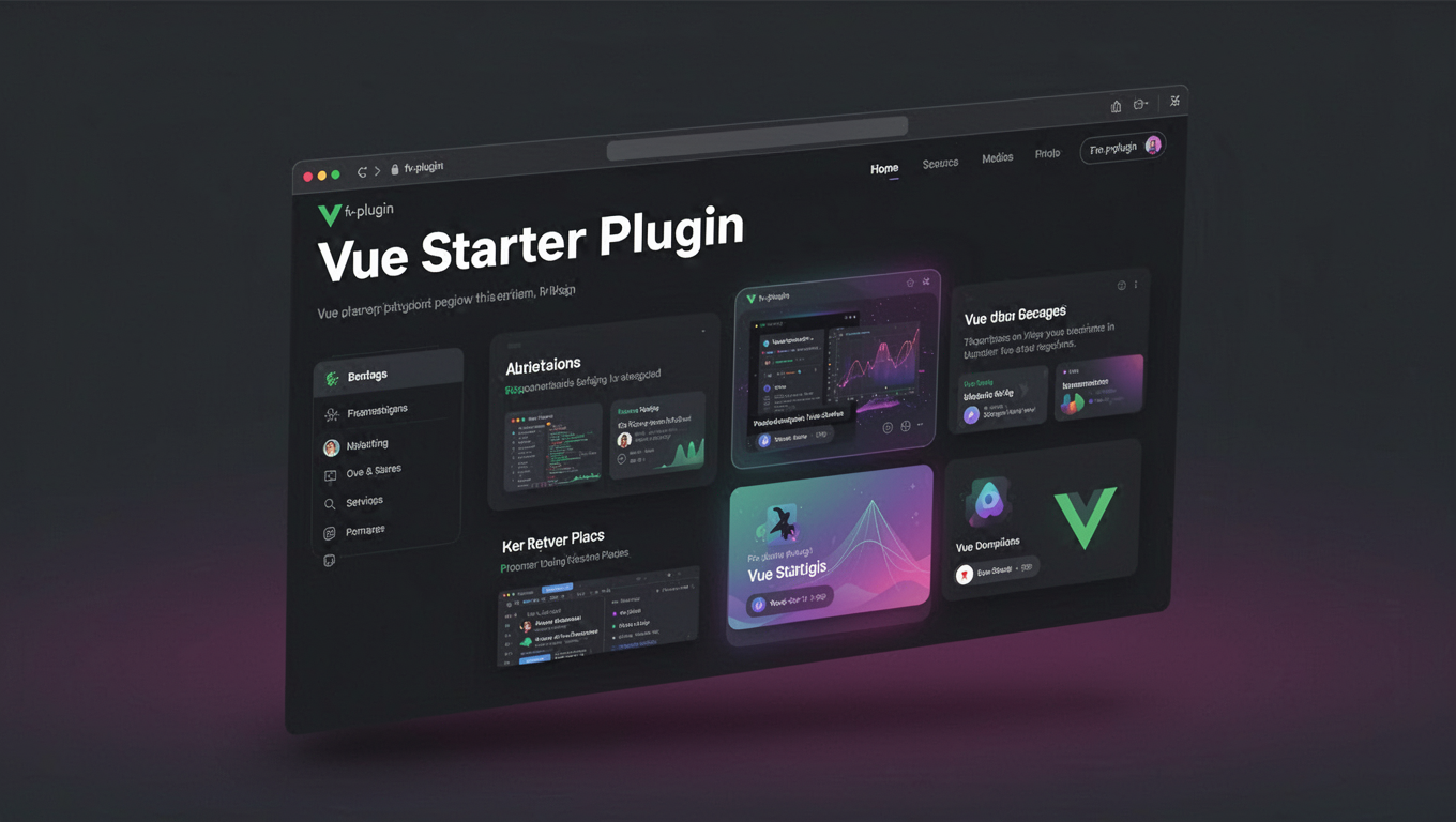 Preview of Vue Starter Plugin