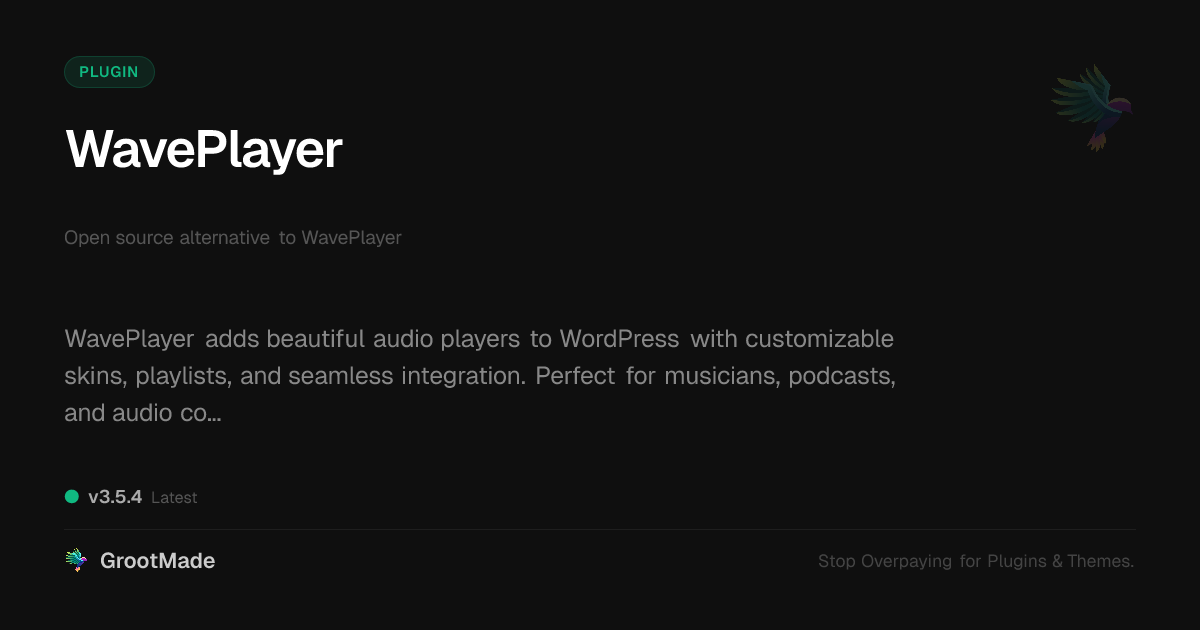 Preview of WavePlayer