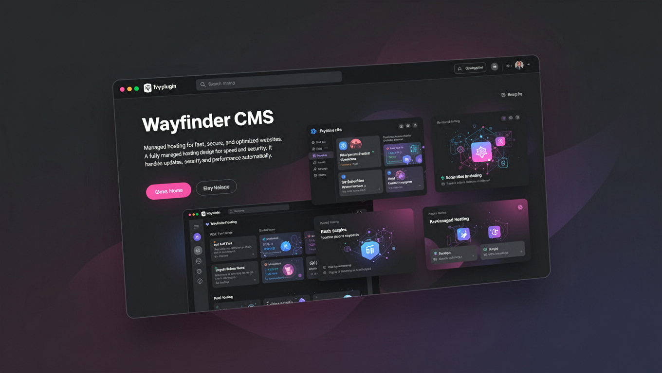 Preview of Wayfinder CMS