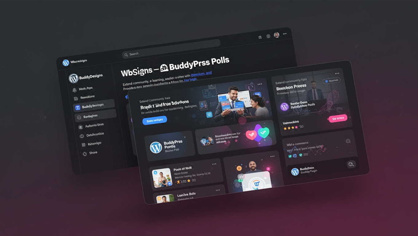 Preview of Wbcom Designs – BuddyPress Polls
