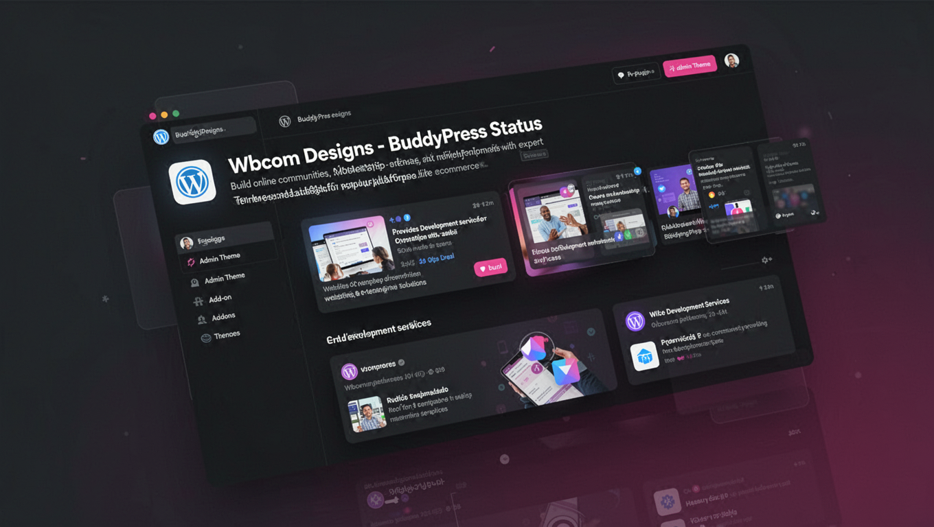 Preview of Wbcom Designs - BuddyPress Status