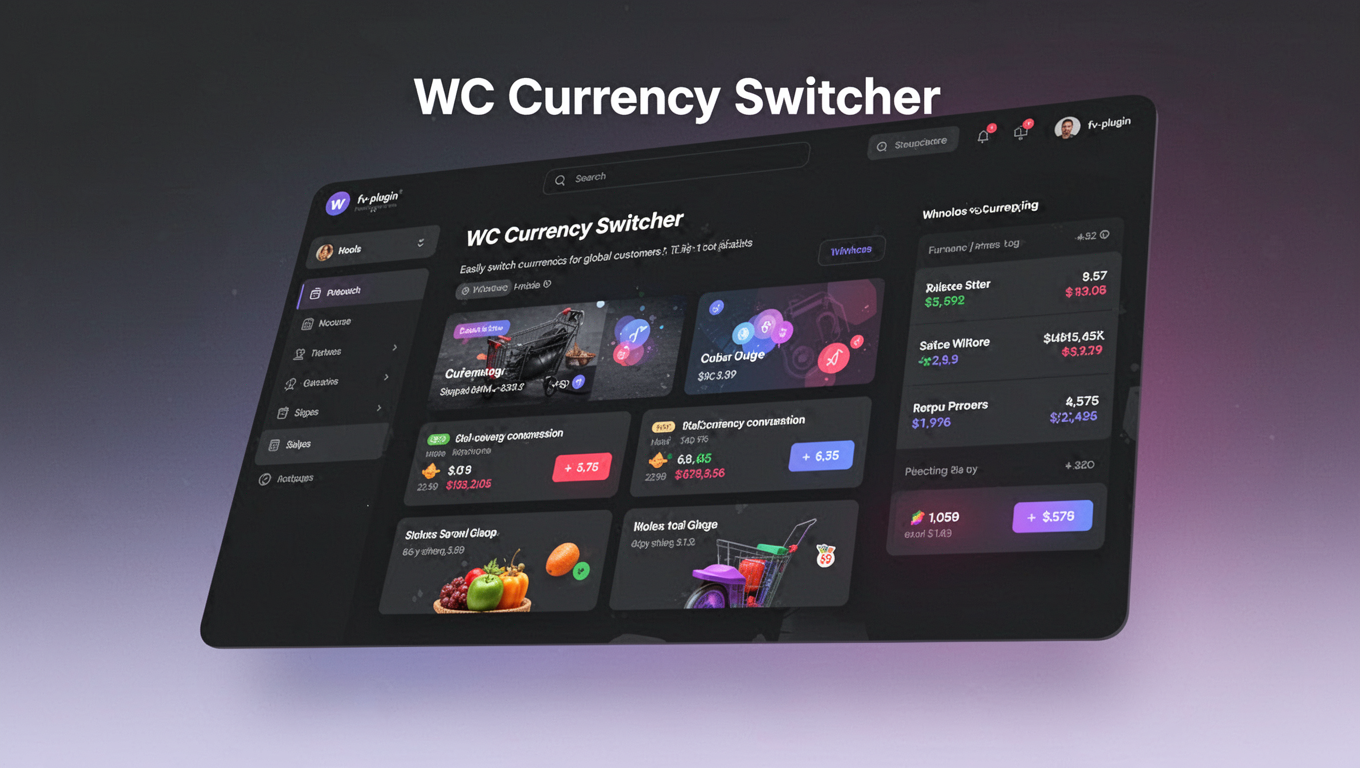 Preview of WC Currency Switcher
