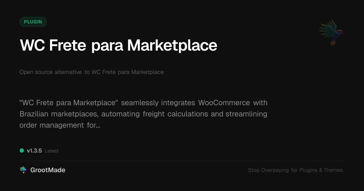 Preview of WC Frete para Marketplace