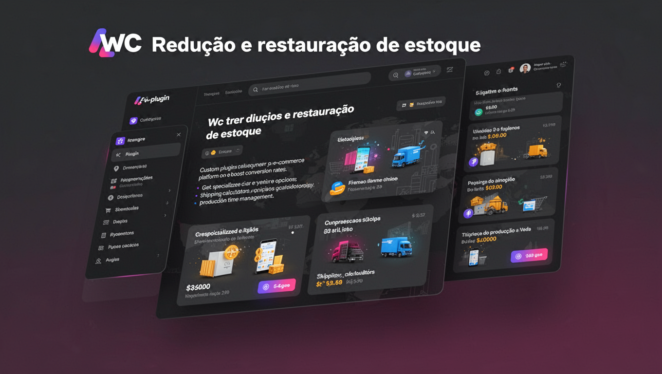 Preview of WC Redução e restauração de estoque