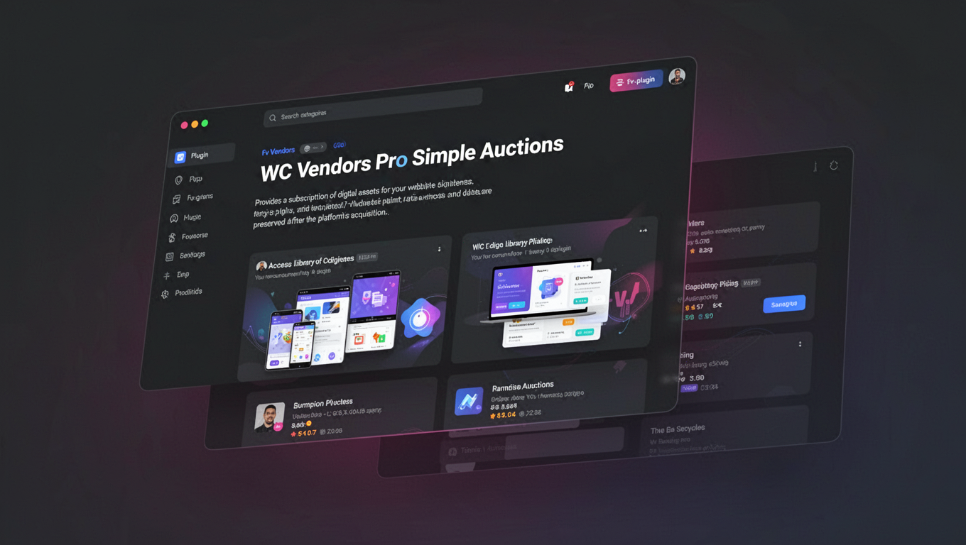 Preview of WC Vendors Pro Simple Auctions