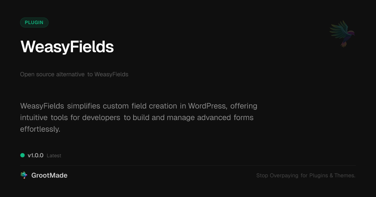 Preview of WeasyFields