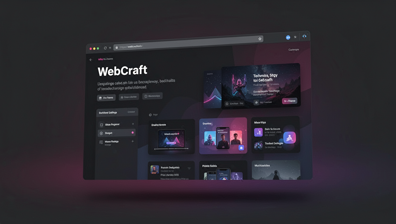 Preview of WebCraft