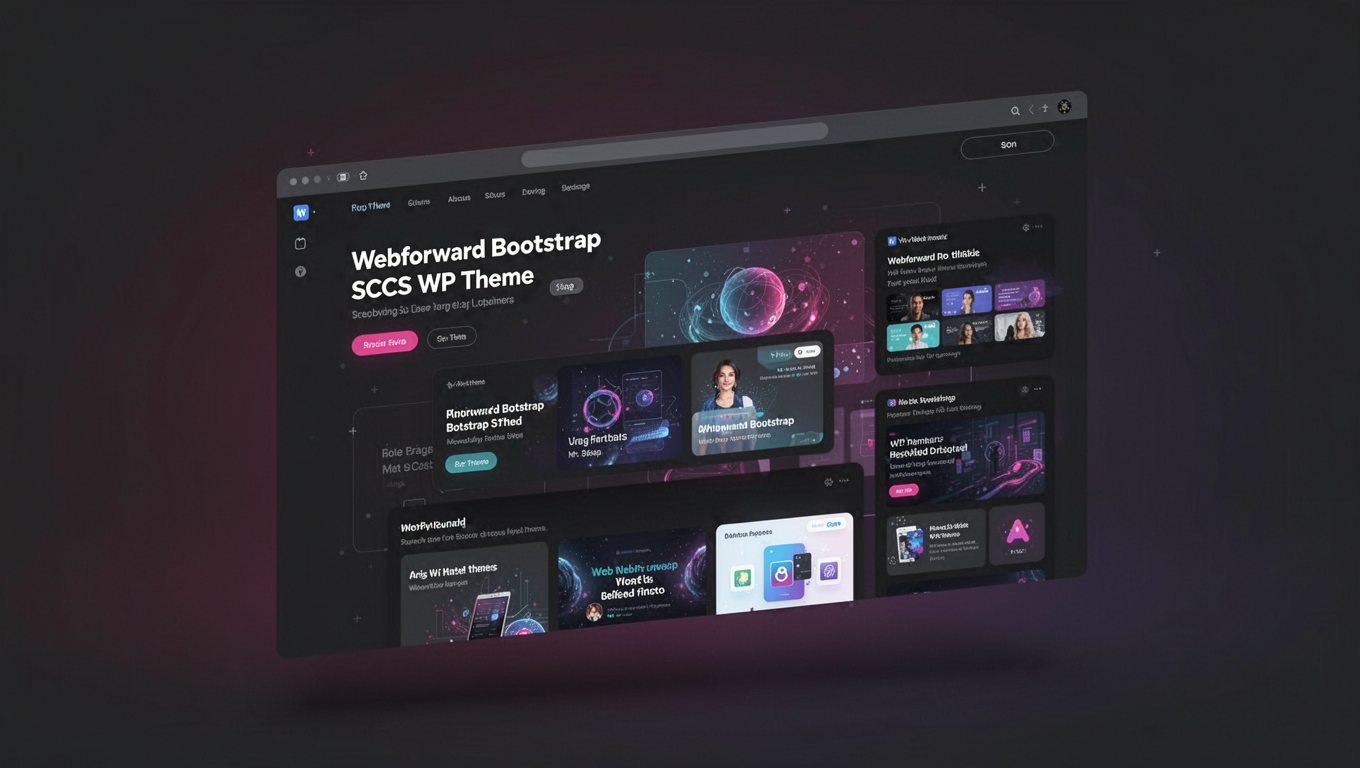 Preview of Webforward Bootstrap SCSS WP Theme