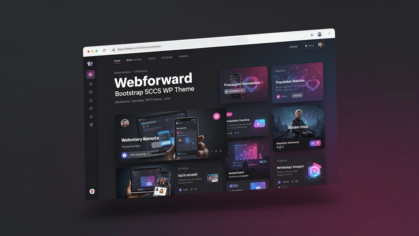 Preview of Webforward Bootstrap SCSS WP Theme