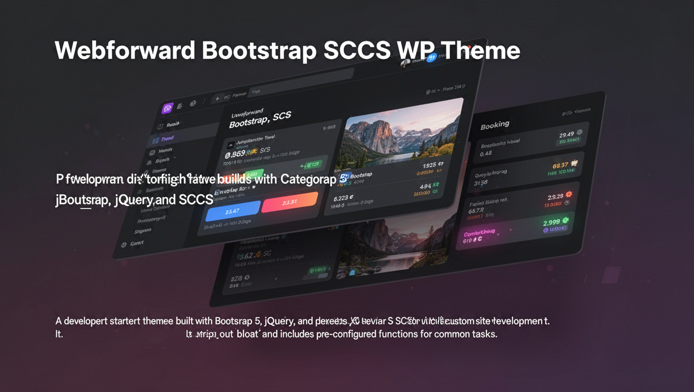 Preview of Webforward Bootstrap SCSS WP Theme