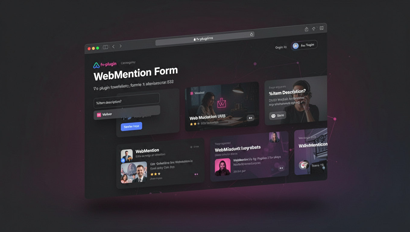 Preview of WebMention form