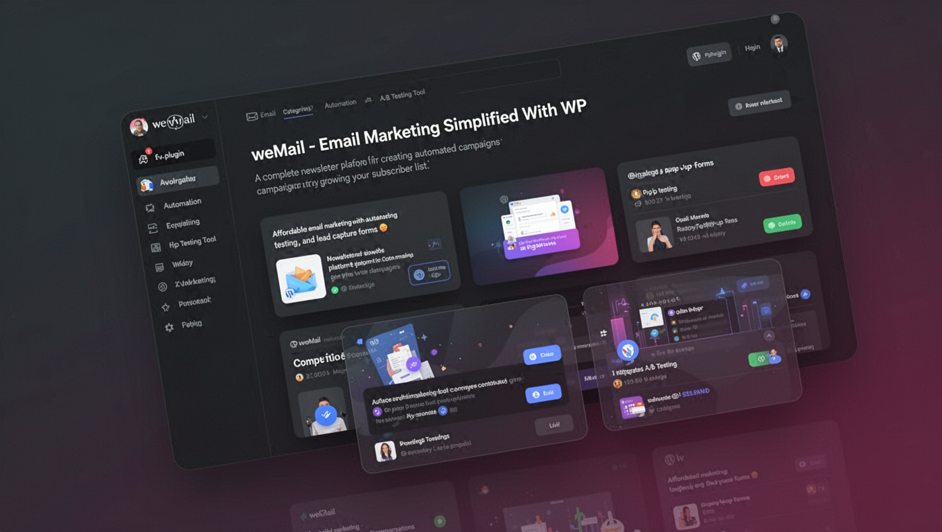 Preview of weMail - Email Marketing Simplified With WP