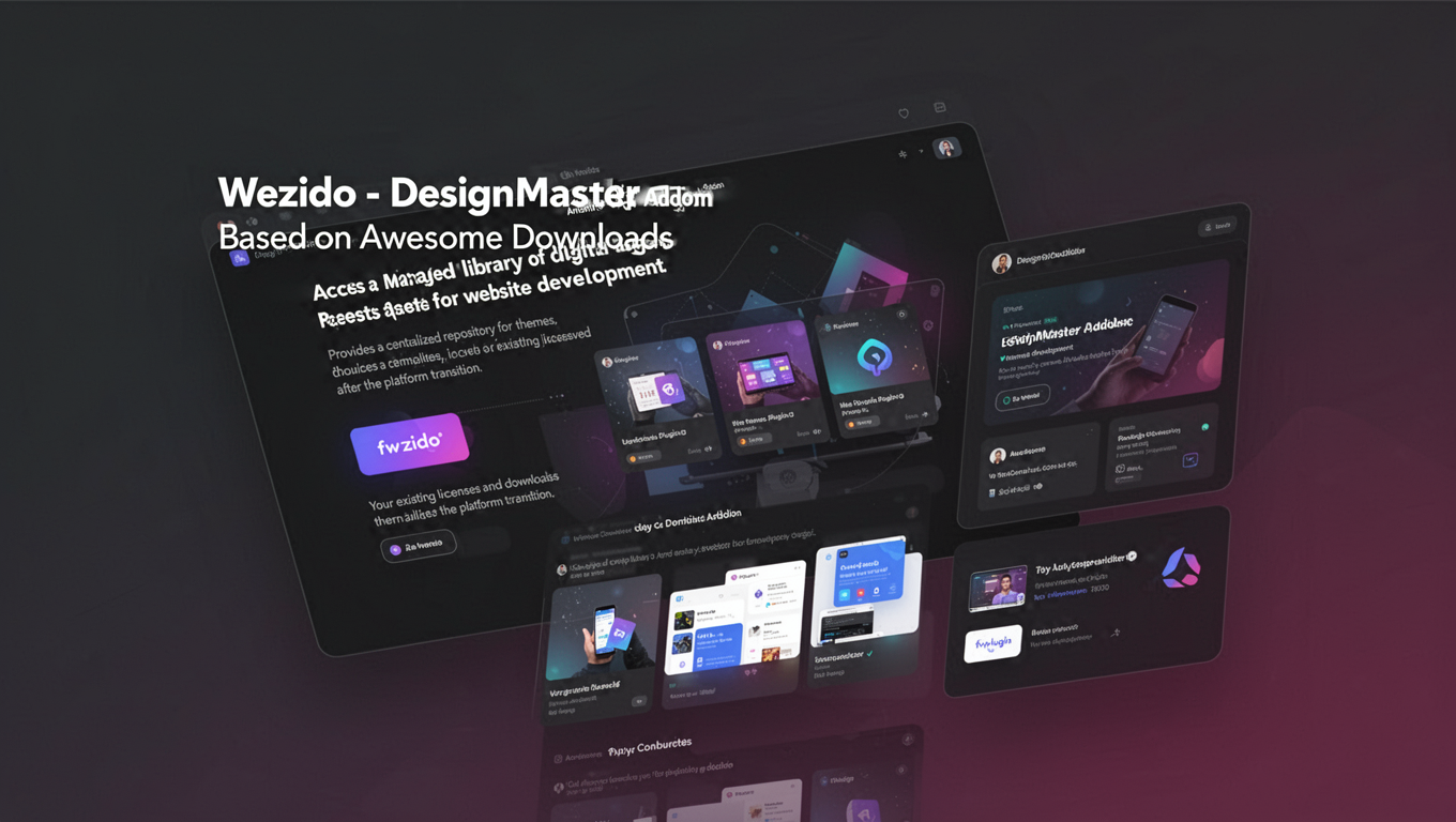 Preview of Wezido - DesignMaster Addon Based on Awesome Downloads