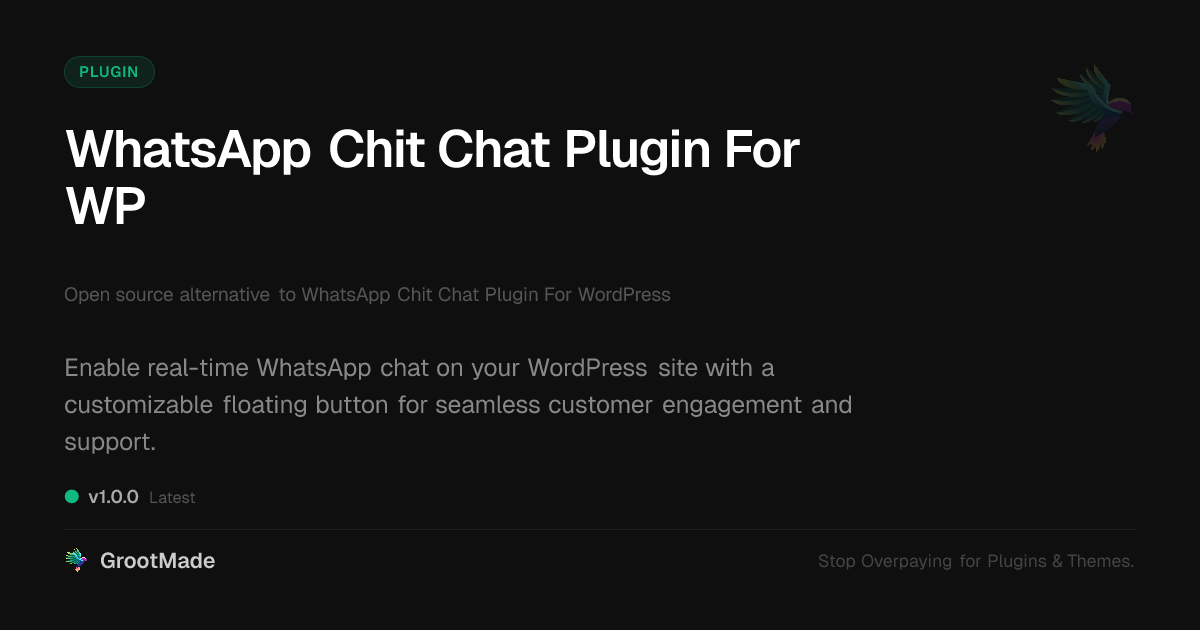 Preview of WhatsApp Chit Chat Plugin For WP
