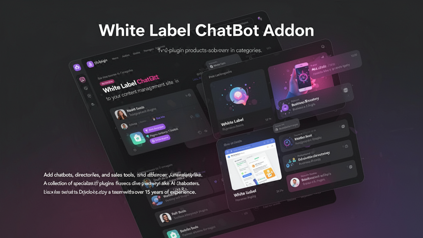 Preview of White Label ChatBot Addon