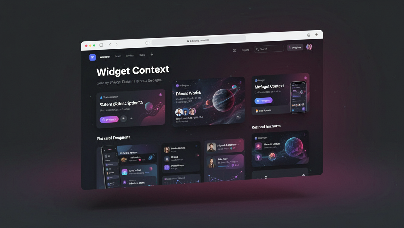 Preview of Widget Context