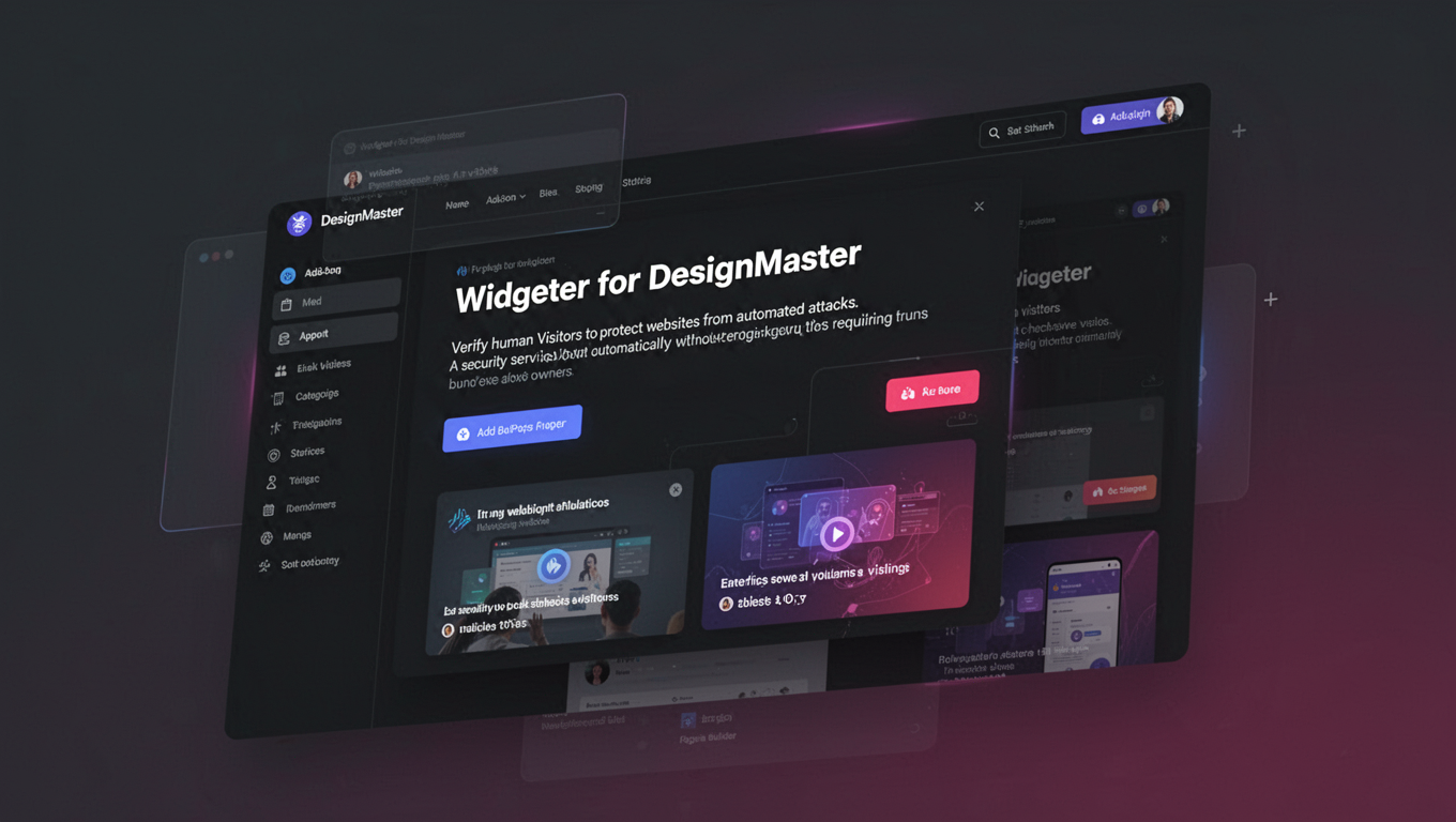 Preview of Widgeter for DesignMaster