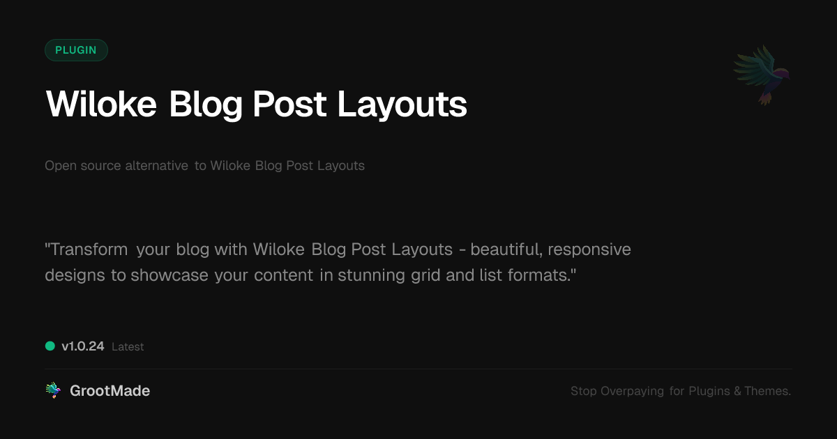 Preview of Wiloke Blog Post Layouts