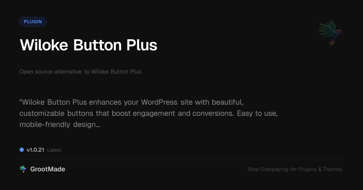 Preview of Wiloke Button Plus