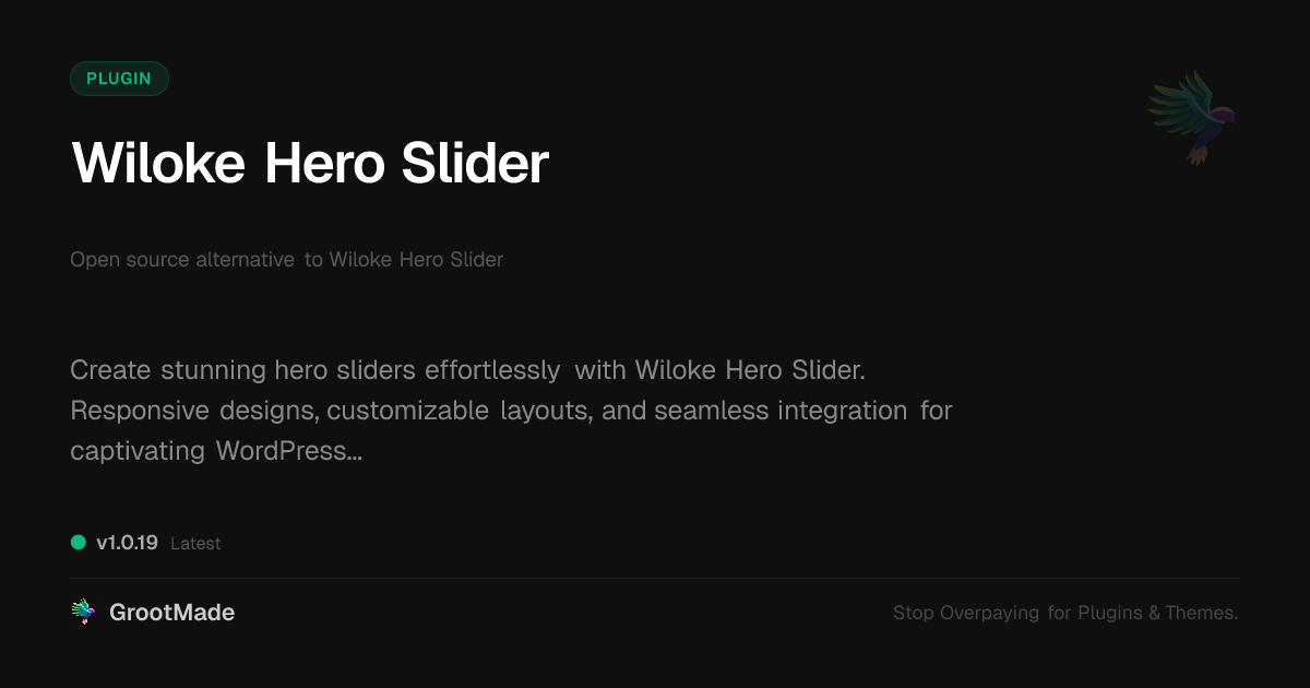 Preview of Wiloke Hero Slider