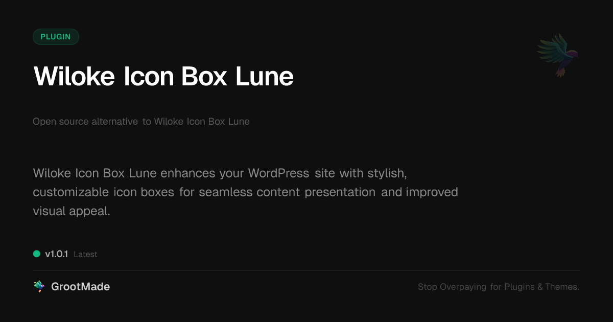 Preview of Wiloke Icon Box Lune