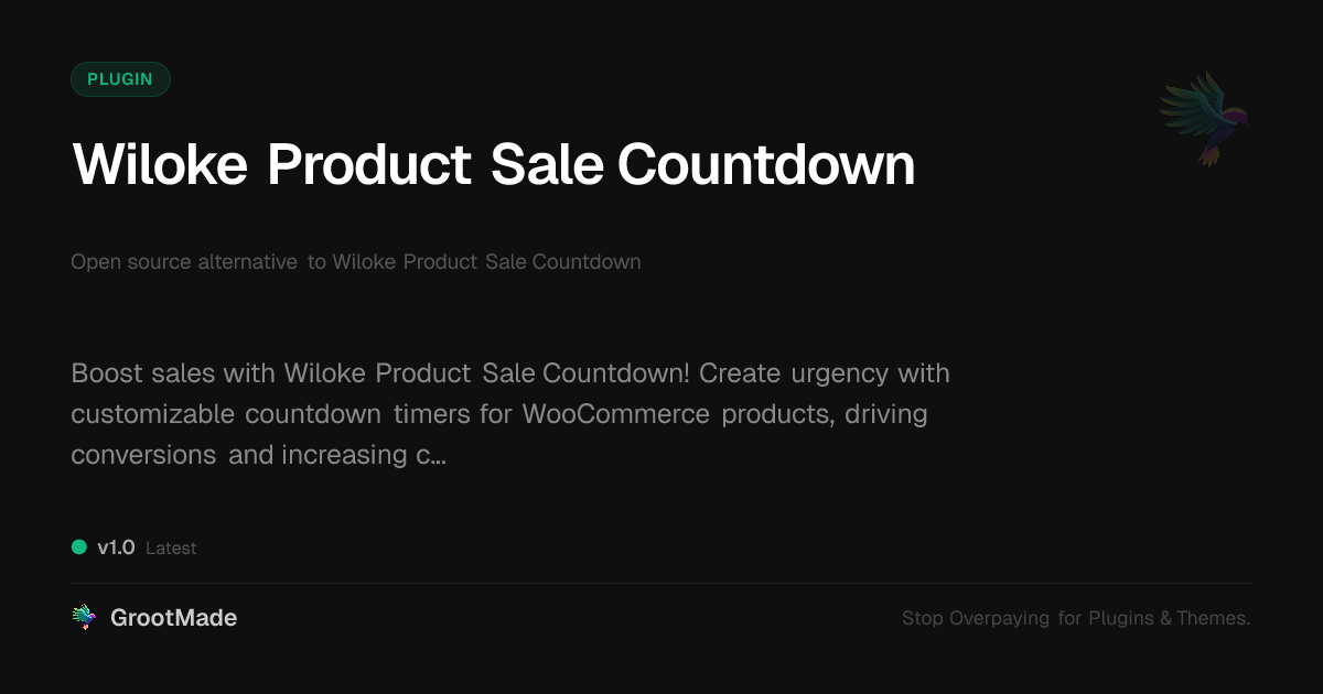 Preview of Wiloke Product Sale Countdown